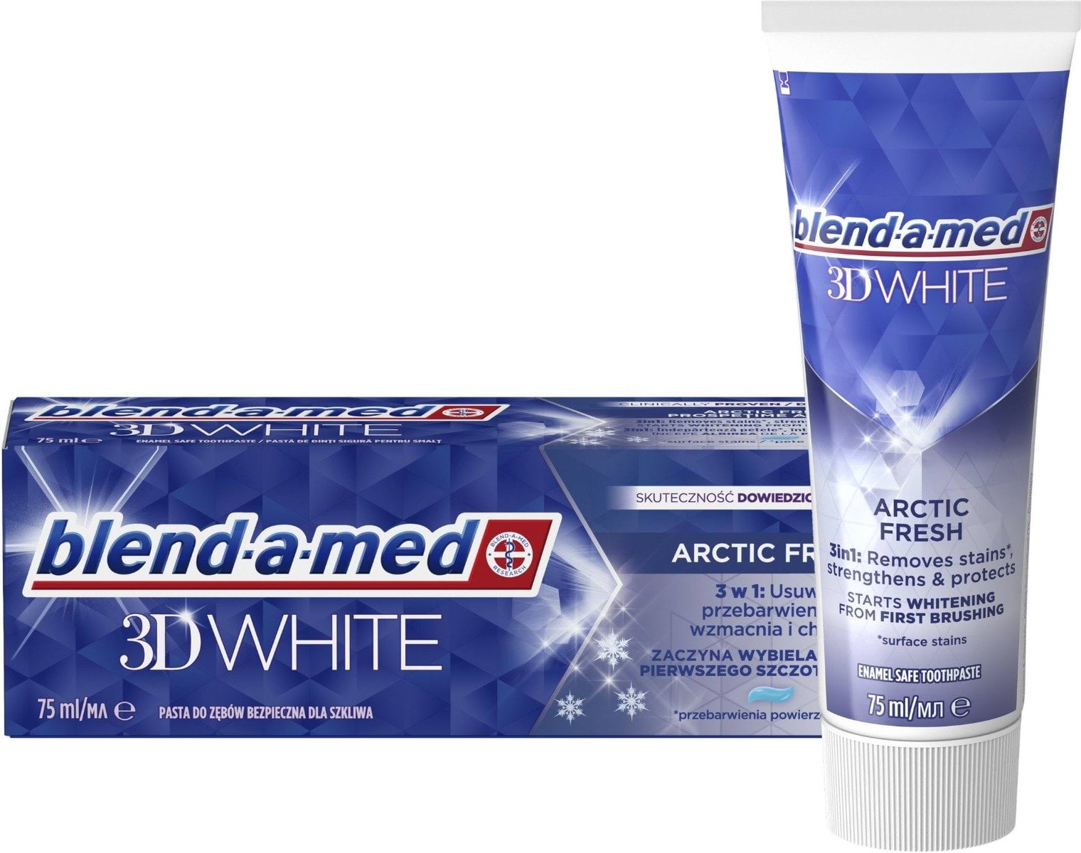 Зубная паста Blend-A-Med 3D White Арктическая свежесть 75 мл