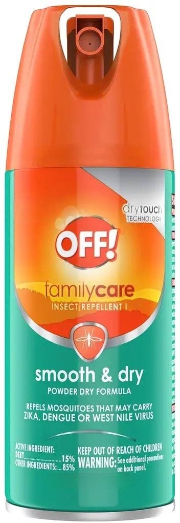 Аерозоль OFF! Smooth & Dry від комарів з ефектом сухого аерозолю 100 мл
