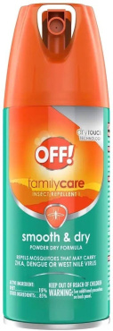 Аерозоль OFF! Smooth & Dry від комарів з ефектом сухого аерозолю 100 мл