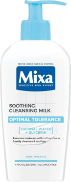 Засіб для зняття макіяжу Mixa Optimal Tolerance молочко для чутливої шкіри 200 мл