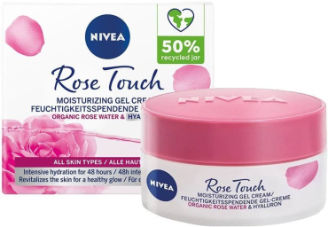 Гель-крем Nivea Rose Touch зволожуючий 50 мл фото 1