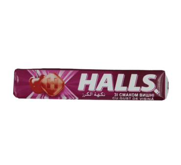 Halls леденцы со вкусом вишни, 25,2г