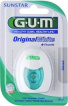 Зубна нитка GUM Original white floss вощена з фторидом 30 м