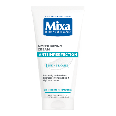 Крем-догляд Mixa Hydrating для нормальної та комбінованої чутливої ​​шкіри, 50 мл