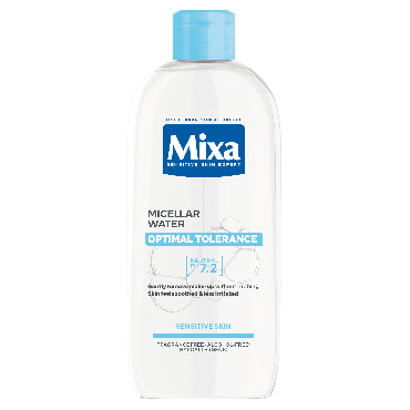 Мицеллярная вода Mixa Hydrating для нормальной и сухой чувствительной кожи лица, 400 мл