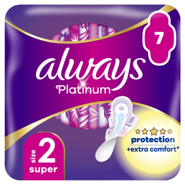 Гігієнічні прокладки Always Platinum Super Розмір 2 7 шт