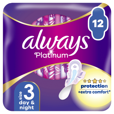 Гигиенические прокладки Always Platinum Day&Night Размер 3 12 шт