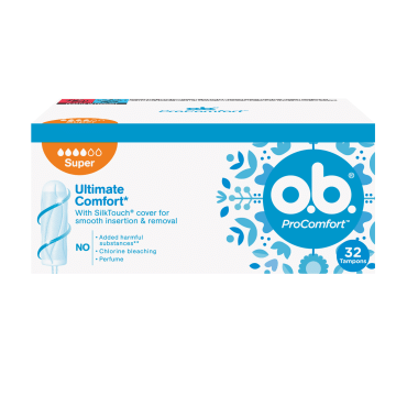 Жіночі гігієнічні тампони o.b.® ProComfort Super 32 шт