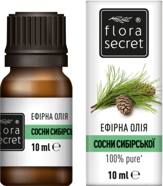 Олія Flora Secret ефірна Сосни Сибирської, 10 мл