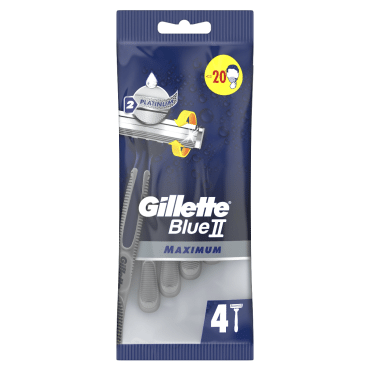 Одноразовые станки для бритья (Бритвы) мужские Gillette Blue 2 Max ,4 шт фото 1