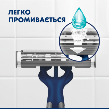 Одноразовые станки для бритья (Бритвы) мужские Gillette Blue 2 Max ,4 шт фото 6