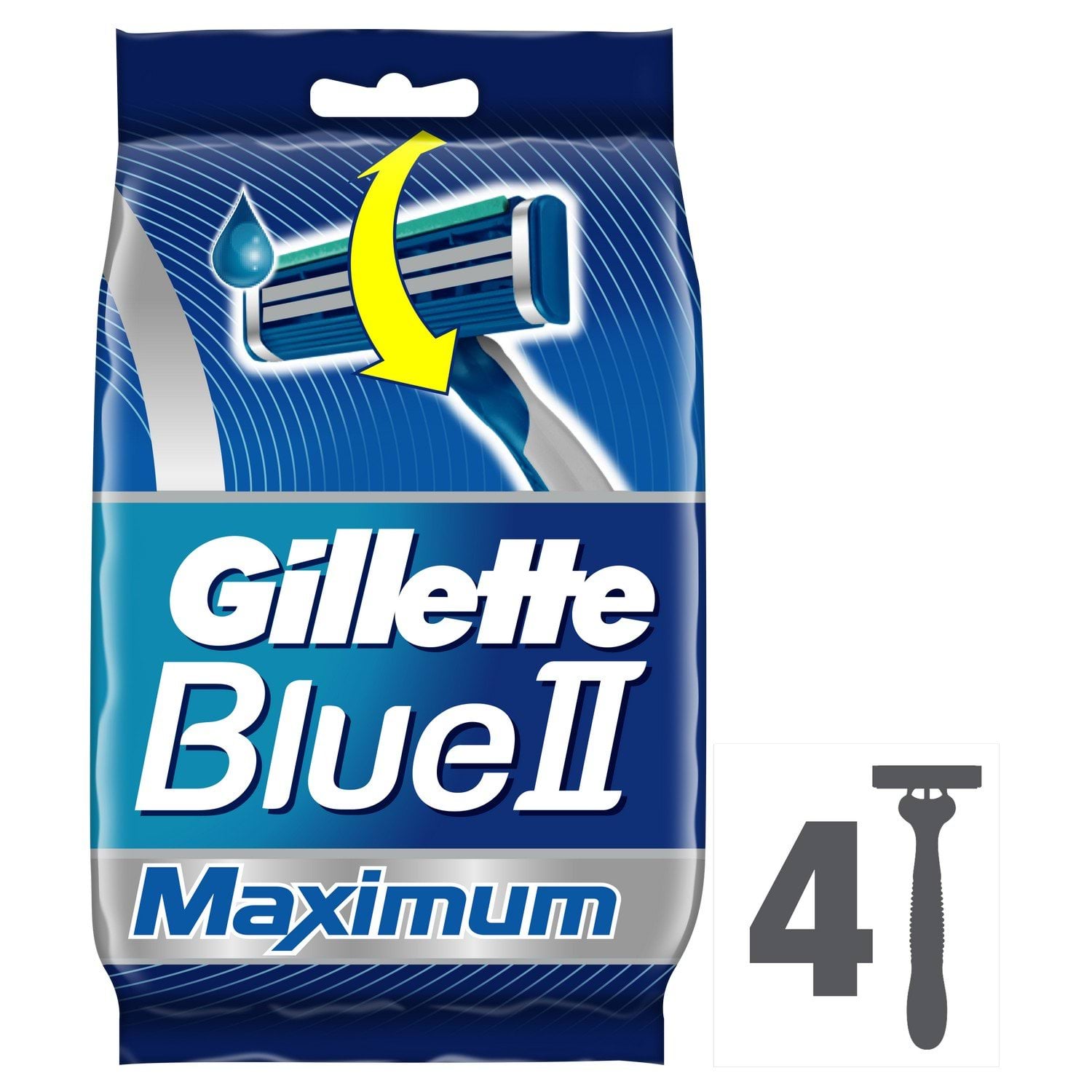 Бритвы одноразовые Gillette Blue 2 Max (4 шт)