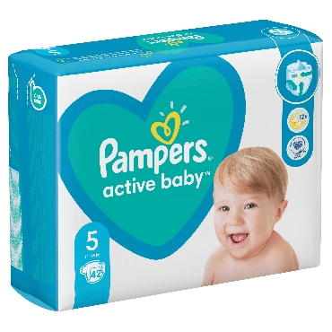 Pampers Active Baby подгузники Размер 5 11-16 кг, 42 подгузника фото 2