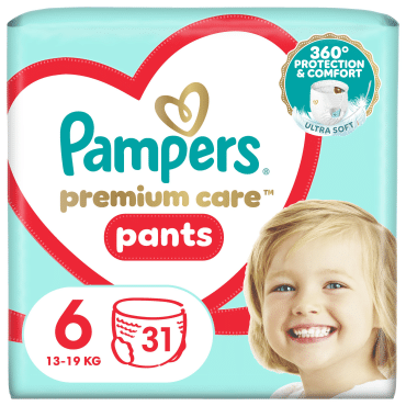 Підгузки - трусики Pampers Premium Care Pants Розмір 6 (15+ кг), 31 шт