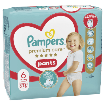 Підгузки - трусики Pampers Premium Care Pants Розмір 6 (15+ кг), 31 шт фото 1