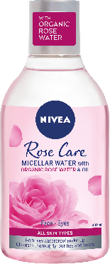 Міцелярна вода Nivea 400 мл MAKE UP EXPERT + трояндова вода для зняття макіяжу для обличчя, очей і губ без змивання фото 8
