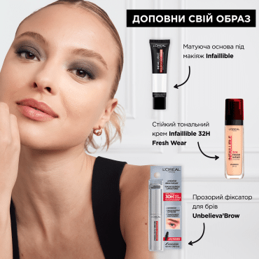 Тональний крем стійкий L'Oréal Paris Infaillible відтінок 20, 30 мл фото 6