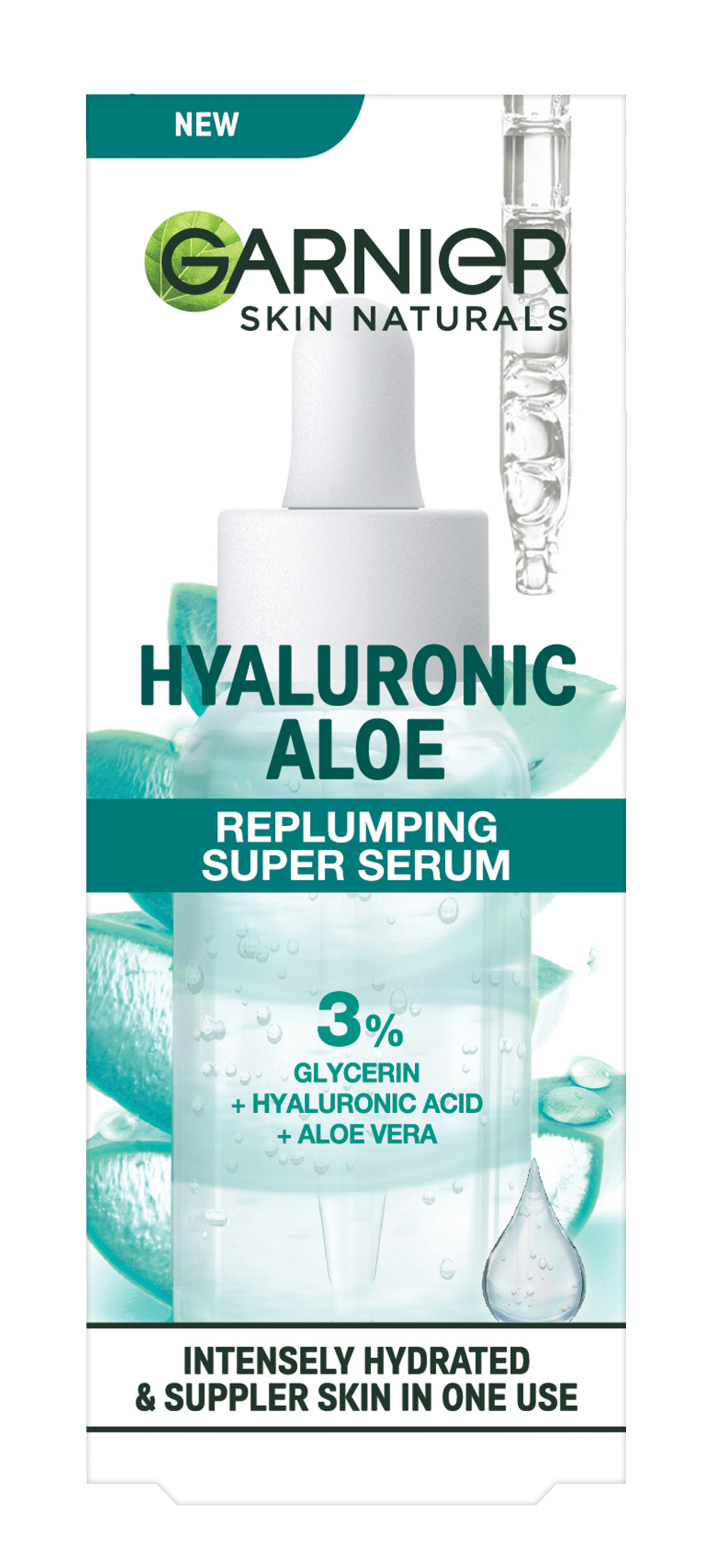 Сироватка для обличчя Garnier Skin Naturals гіалуронова Aloe Serum, 30мл