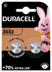 Спеціалізована літієва батарейка типу «таблетка» Duracell 2032 3 В, упаковка 2 шт, (DL2032/CR2032) фото 1
