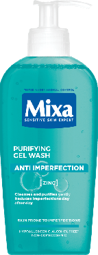 Гель для вмивання Mixa anti-imperfection очищення для чутливої шкіри 200 мл