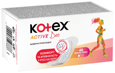 Гігієнічні прокладки Kotex Active Deo 48 шт фото 1