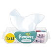 Дитячі вологі серветки Pampers Sensitive, 52 штуки фото 1