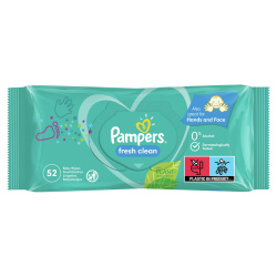 Pampers Fresh Clean детские влажные Салфетки  52 шт