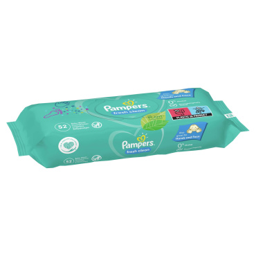 Pampers Fresh Clean детские влажные Салфетки  52 шт фото 2