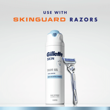 Гель для бритья Gillette SKINGUARD Sensitive для чувствительной кожи, 200 мл фото 5