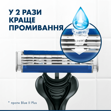 Одноразовые станки для бритья (Бритвы) мужские Gillette Blue 3 Red 3 лезвия,6шт фото 4