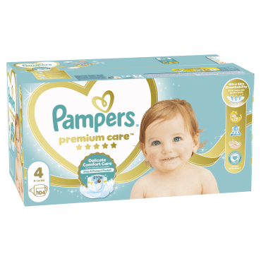 Підгузки Pampers Premium Care Розмір 4 (9-14 кг), 104 шт фото 10