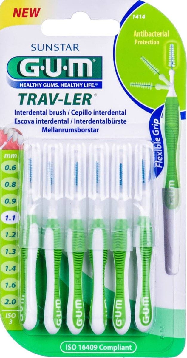 Зубна щітка GUM міжзубна TravLer 1.1 мм