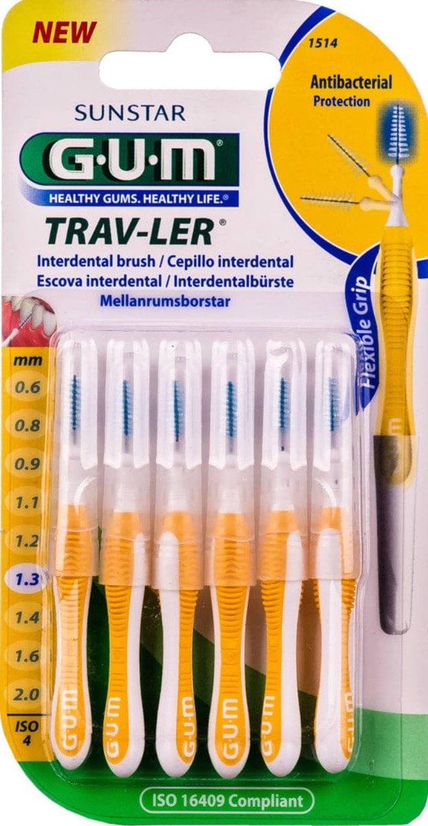 Зубна щітка GUM міжзубна TravLer 1.3 мм