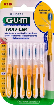 Зубная щетка GUM межзубная TravLer 1.3 мм