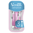 Одноразовые станки для бритья женские Venus Smooth Sensitive, 3 шт