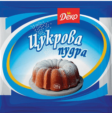 ДЕКО Сахарная пудра 200 г, 1 шт