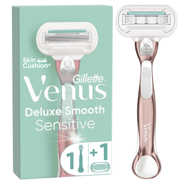 Станок для гоління жіночий Venus Extra Smooth Sensitive RoseGold з 1 змінним картриджем