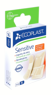 Ecoplast набір пластирів нетканих Ніжний, 16шт фото 1