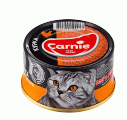Паштет м'ясний Carnie з куркою для дорослих котів, 90г