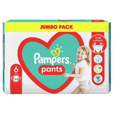 Pampers Pants підгузки - трусики Розмір 6 (15+ кг), 44 шт фото 2
