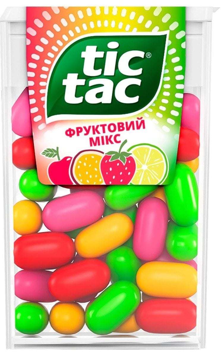 Драже Tic Tac Фруктовый микс 18 г