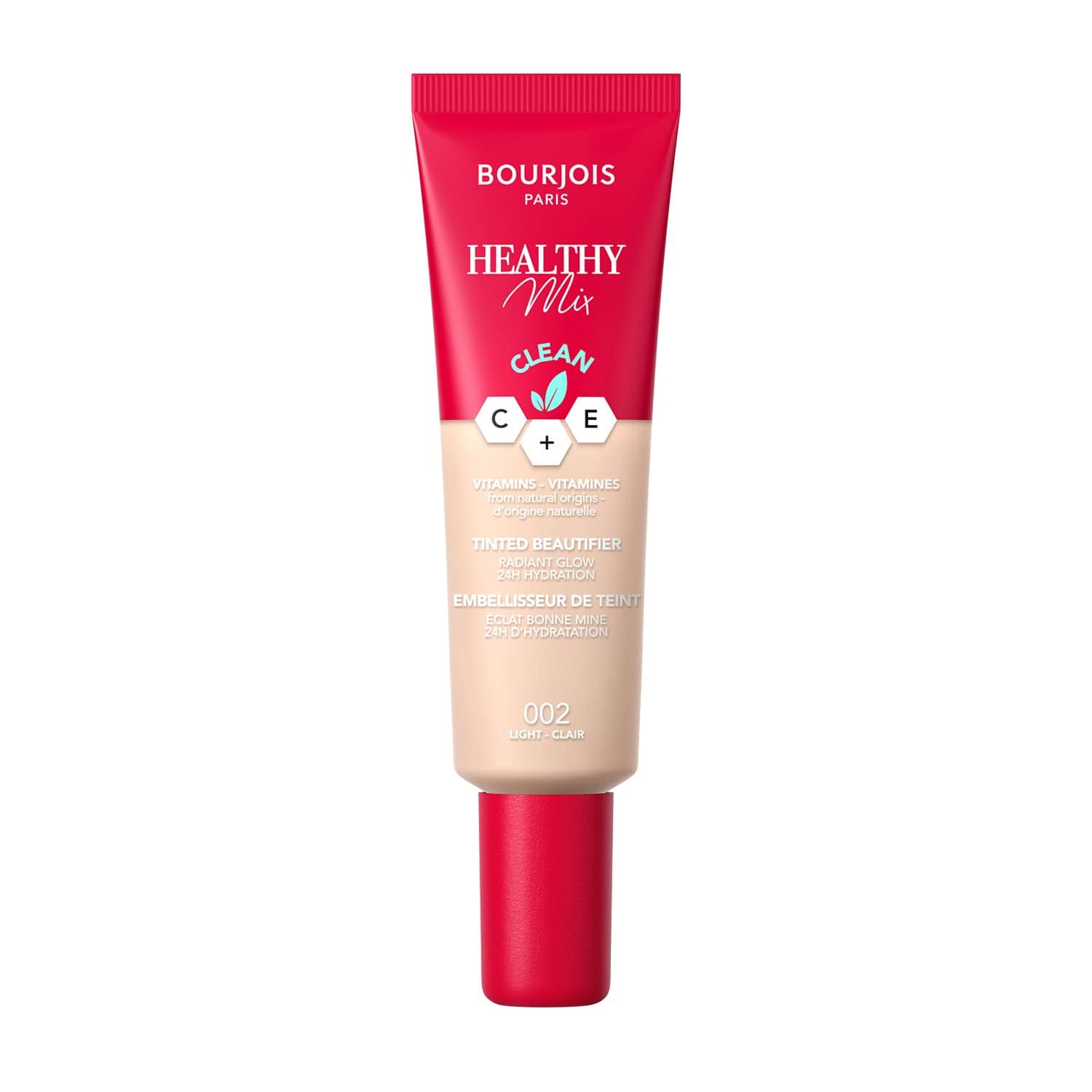 Зволожуючий тональний флюїд Bourjois HEALTHY MIX CLEAN, 002, 30 мл
