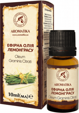 Олія ефірна Ароматика Лемонграсу, 10мл