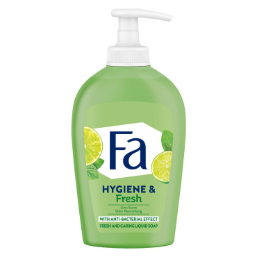 Рідке мило Fa Hygiene & Fresh з антибактеріальним ефектом та ароматом лайму 250 мл