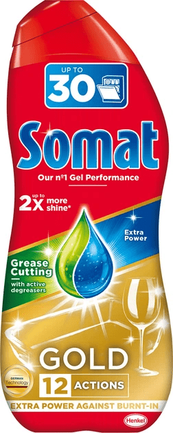 Гель для мытья посуды в посудомоечной машине Somat Gold антижир 540 мл