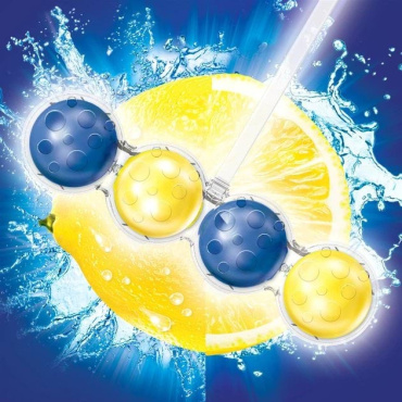 Шарики для туалета Bref Сила Актив лимон 50 г фото 2