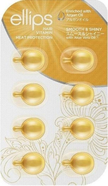 Капсулы для волос Ellips Роскошное сияние с Алое вера 8 шт. x 1 мл