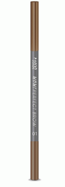 Автоматический карандаш для бровей с щеточкой Maxi Color WOW Perfect Brow №1