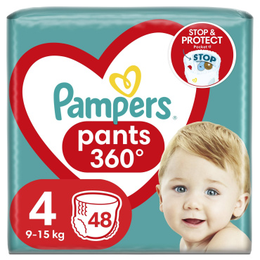 Pampers Pants підгузки - трусики Розмір 4 (9-15 кг), 48 шт фото 13