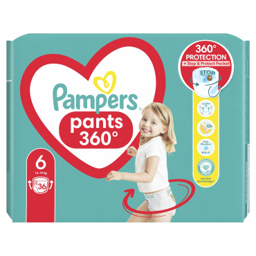 Підгузки-трусики Pampers Pants Розмір 6 (14-19 кг), 36 шт фото 2